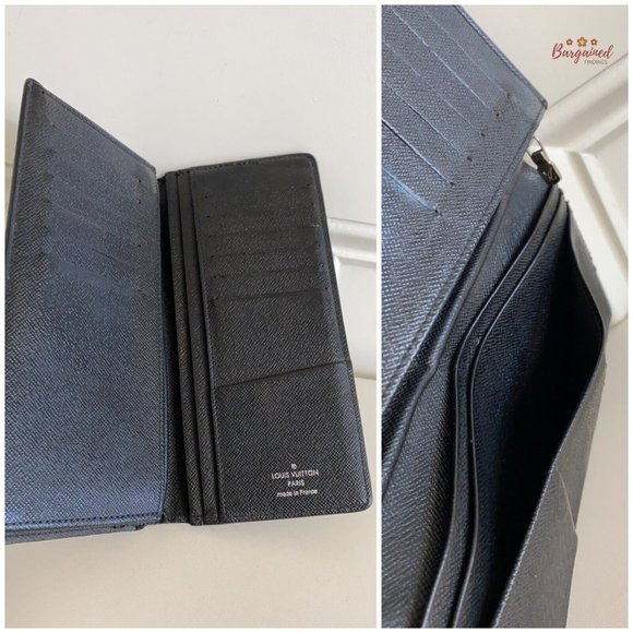 Authentic Louis Vuitton Damier Graphite Coated Canvas Leather Brazza Wallet 2012 - Picture 11 of 12